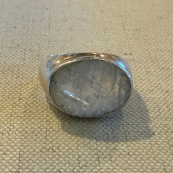 Vintage Nicky Butler Sterling Silver Rutilated Quartz Statement Ring Size 8 - Picture 7 of 10